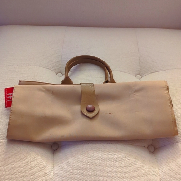 Fold up tan tote by FFI - Picture 6 of 7